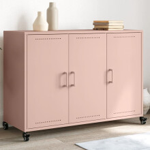 Berkfield Sideboard Pink 100.5x39x72 cm Steel