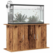 Berkfield Aquarium Stand Old Wood 101x41x58 cm Engineered Wood