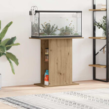 Berkfield Aquarium Stand Artisan Oak 36x75x72.5 cm Engineered Wood