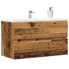 Berkfield Sink Cabinet Old Wood 90x38.5x45 cm Engineered Wood
