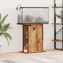 Berkfield Aquarium Stand Old Wood 36x75x72.5 cm Engineered Wood