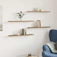 Berkfield Bookshelf Boards 4 pcs Artisan Oak 60x10x1.5 cm Engineered Wood