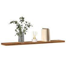 Berkfield Wall Shelves 4 pcs Old Wood 60x20x1.5 cm Engineered Wood