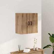 Berkfield Wall Cabinet Artisan Oak 60x31x60 cm Engineered Wood