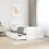 Berkfield Bed Frame without Mattress White 75x190 cm Small Single Solid Wood Pine 1