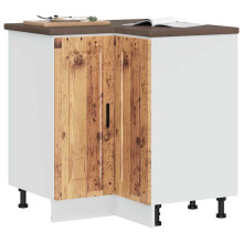 Berkfield Kitchen Corner Base Cabinet†Porto Old Wood Engineered Wood