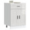Berkfield Kitchen Base Cabinet†Porto High Gloss White Engineered Wood 1