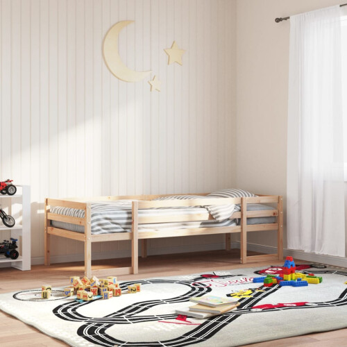 Berkfield Kids' Bed Frame without Mattress 75x190 cm Small Single Solid Wood Pine