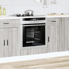 Berkfield Oven Cabinet†Porto Grey Sonoma Engineered Wood