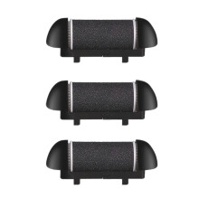3 Pack Electric Callus Remover Refill Heads for Smooth Skin Renewal, Gentle Coarse Foot File Rollers for Cracked Heels