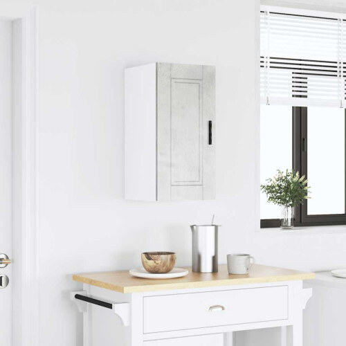 Berkfield Kitchen Wall Cabinet†Porto Concrete Grey Engineered Wood