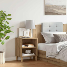 Berkfield Bedside Cabinet Artisan Oak 40x30x50 cm Engineered Wood