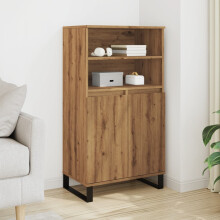Berkfield Highboard Artisan Oak 60x36x110 cm Engineered Wood