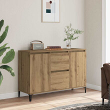 Berkfield Sideboard Artisan Oak 102x35x70 cm Engineered Wood