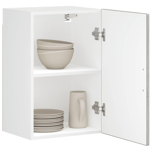 Berkfield Kitchen Wall Cabinet†Porto Grey Sonoma Engineered Wood
