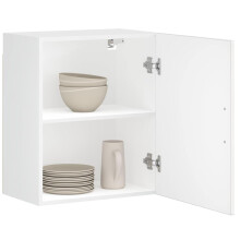 Berkfield Kitchen Wall Cabinet†Porto High Gloss White Engineered Wood
