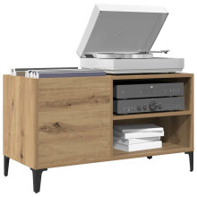 Berkfield Record Cabinet Artisan Oak 84.5x38x48 cm Engineered Wood