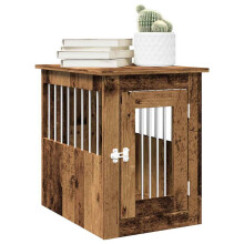 Berkfield Dog Crate Furniture Old Wood 45x62x59 cm Engineered Wood