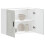 Berkfield Kitchen Wall Cabinet Porto Concrete Grey Engineered Wood 1