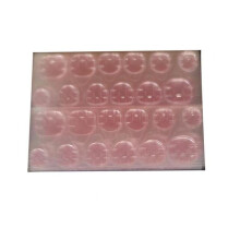 Strong Hold Nail Adhesive Tabs for Press On Nails Ultra Thin Transparent Removable Jelly Glue Sheets Pink Style A
