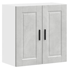 Berkfield Kitchen Wall Cabinet Porto Concrete Grey Engineered Wood
