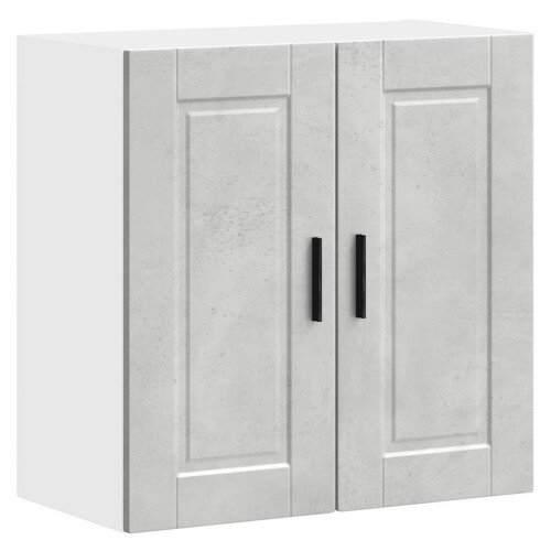 Berkfield Kitchen Wall Cabinet Porto Concrete Grey Engineered Wood