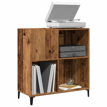 Berkfield Record Cabinet Old Wood 84.5x38x89 cm Engineered Wood