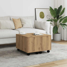 Berkfield Coffee Table Artisan Oak 60x60x38 cm Engineered Wood