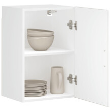 Berkfield Kitchen Wall Cabinet†Porto High Gloss White Engineered Wood