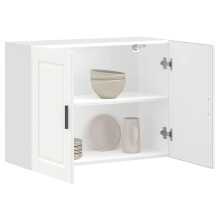 Berkfield Kitchen Wall Cabinet Porto White Engineered Wood