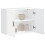 Berkfield Kitchen Wall Cabinet Porto White Engineered Wood 1