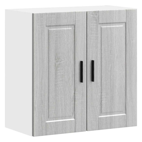 Berkfield Kitchen Wall Cabinet Porto Grey Sonoma Engineered Wood