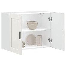 Berkfield Kitchen Wall Cabinet Porto High Gloss White Engineered Wood