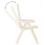Berkfield Garden Reclining Chairs 2 pcs Plastic White 5
