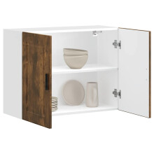 Berkfield Kitchen Wall Cabinet Porto Smoked Oak Engineered Wood
