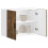 Berkfield Kitchen Wall Cabinet Porto Smoked Oak Engineered Wood 1