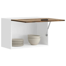 Berkfield Kitchen Wall Cabinet Porto Smoked Oak Engineered Wood