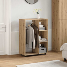Berkfield Wardrobe Artisan Oak 80x40x110 cm Engineered Wood