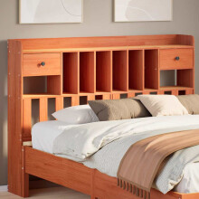 Berkfield Headboard with Storage Wax Brown 150 cm Solid Wood Pine