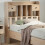 Berkfield Headboard with Storage 75 cm Solid Wood Pine 1