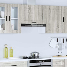 Berkfield Kitchen Wall Cabinet Porto Grey Sonoma Engineered Wood