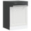Berkfield Dishwasher Panel Porto White 60x1.5x57 cm Engineered Wood 1