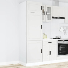 Berkfield Kitchen Cupboard "Porto" White Engineered Wood
