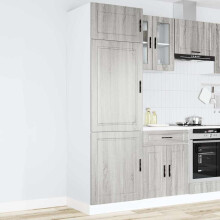 Berkfield Kitchen Cupboard "Porto" Grey Sonoma Engineered Wood