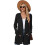 Long-Sleeved Knitted Cardigan Black S 1