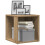 Berkfield Side Table Artisan Oak 33x33x34 cm Engineered Wood 1