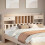 Berkfield Headboard with Storage 180 cm Solid Wood Pine 1