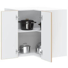 Berkfield Kitchen Wall Corner Cabinet "Porto" Artisan Oak Engineered Wood