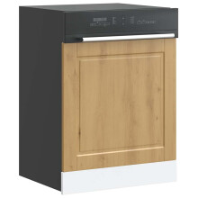 Berkfield Dishwasher Panel Porto Artisan Oak 60x1.5x57 cm Engineered Wood