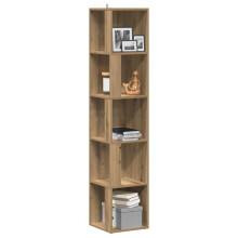 Berkfield Corner Cabinet Artisan Oak 33x33x165 cm Engineered Wood